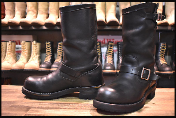 CHIPPEWA チペワ 27863 ENGINEERBOOTS エンジニア ロング ブーツ ブラック28センチワイズ