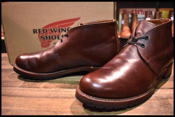 春新作の REDWING レッドウイング 9017 ベックマンチャッカブーツ9.5D