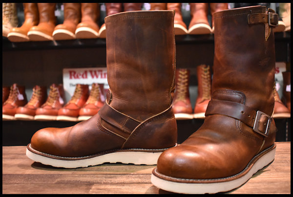 レッドウィング／RED WING エンジニアブーツ シューズ 靴 メンズ 男性 男性用スエード スウェード レザー 革 本革 ブラウン 茶  2971 トラクショントレッドソール グッドイヤーウェルト製法ブーツ