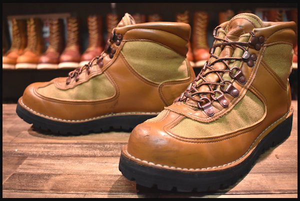 9EE 良品 白タグ】Danner ダナー フェザーライト ブーツ 20915X 茶