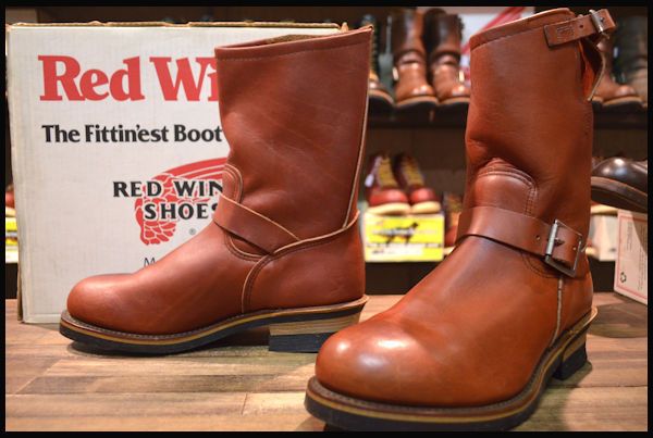 PT91 RED WING 8271 エンジニア ブーツ オロラセット 赤茶 - 靴