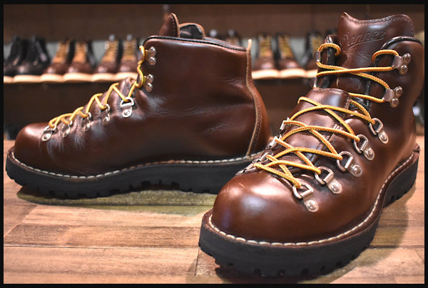 8EE 良品 白タグ】Danner ダナー マウンテンライト ブーツ 30520X 茶