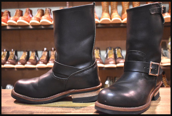 RED WING レッドウィング エンジニアブーツ 黒 9085 希少品 ...