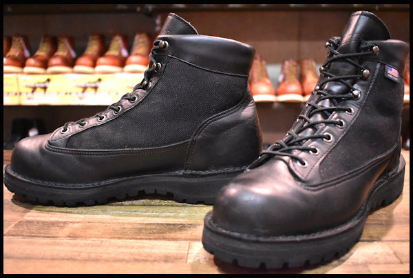 8.5EE 良品 白タグ】Danner ダナーライト ブラック 31400X ブーツ GORE