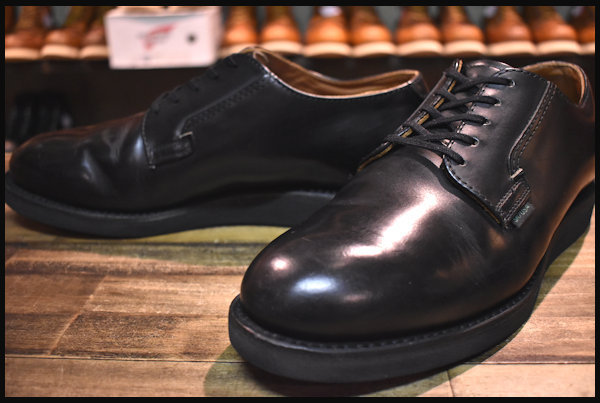 8 5d 良品 16年 レッドウィング 101 ポストマン シューズ ブーツ 黒 ブラック シャパラル Redwing Hopesmore Hopesmore ホープスモア オンラインショップ