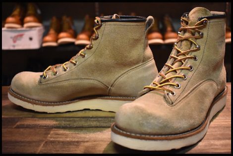 人気メーカー・ブランド 箱あり REDWING 特約店 ラインマンブーツ