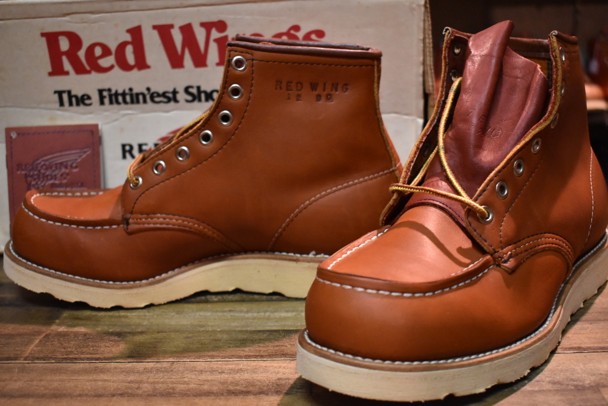 宅配便配送 RED WING 875 US9 半円犬タグ アイリッシュセッター 靴 ...