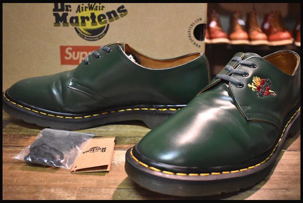 UK11 箱付 美品】Dr.Martens × Supreme ドクターマーチン シュプリーム