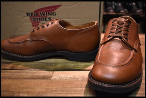 【8.5D 箱付 良品 17年】レッドウィング 8071 1930’s スポーツ オックスフォード シガーリタン モックトゥ 短靴 redwing HOPESMORE