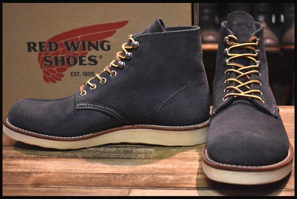 REDWING レッドウイング 8154 レースアップブーツ ネイビー 7.5D-