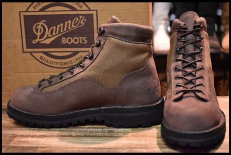 7EE 箱付 美品 黒タグ】Danner ダナーライト2 33000X ヌバック 茶 ...