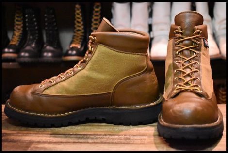 【9.5EE 良品 白タグ】Danner ダナーライト 30420X GORE-TEX ゴアテックス ブラウン 茶 ビブラム 編み上げ ハイキング ブーツ HOPESMORE