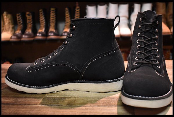 ドバイ選手権 レッドウィング red wing 1874 26.5 黒 スエード - 靴