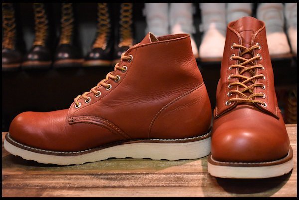 新作入荷定番 レッドウィング RED WING 8166 プレーントゥ grVoF