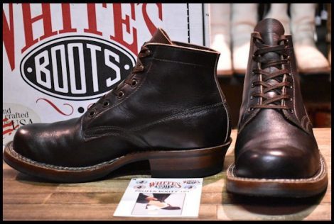 【8E 箱付 美品】WHITE’S ホワイツ セミドレス ブラウンドレス 2332W ビブラム269シングル 茶 編み上げ レースアップ ブーツ HOPESMORE