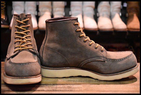 【7.5E 良品 サイド羽タグ 00年】レッドウィング 2877 アイリッシュセッター ブーツ ヌバック 茶 ブラウン redwing  HOPESMORE