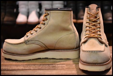 【4E 美品 08年】レッドウィング 8173 スエード アイリッシュセッター ホーソーン ラフアウト モックトゥ ブーツ redwing HOPESMORE
