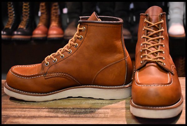 【8.5D 良品 18年】レッドウィング 875 アイリッシュセッター 茶 オロレガシー モックトゥ レースアップ ブーツ redwing  HOPESMORE