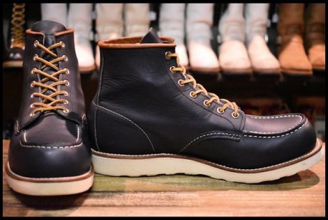 【11D 美品 18年】レッドウィング 8859 アイリッシュセッター ブーツ ネイビーポーテージ 青 モックトゥ redwing 8853 HOPESMORE