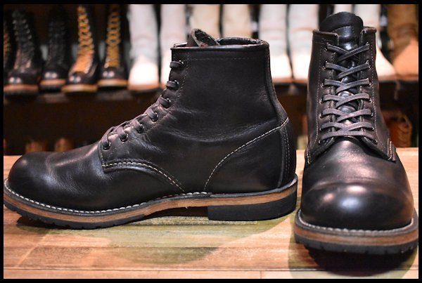 RED WING 9014ベックマン ブラック フェザーストーン オールソール済