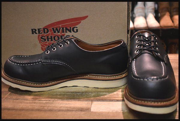 RED WING 羽タグ 8106 オックスフォード サイズ7.5D ブラック - ファッション