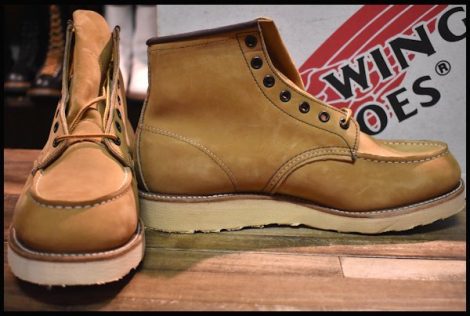 【9D DEAD サイド羽タグ 00年】レッドウィング 2878 アイリッシュセッター イエロー ヌバック モックトゥ ブーツ redwing HOPESMORE