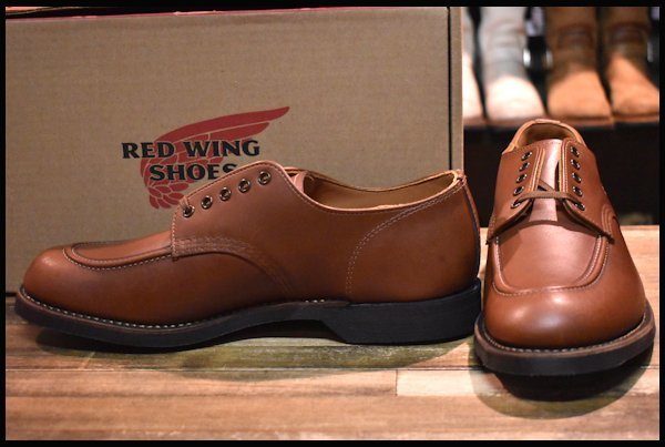 【9.5D 箱付 未使用 18年】レッドウィング 8071 1930’s スポーツ オックスフォード シガーリタン モックトゥ ブーツ redwing  HOPESMORE