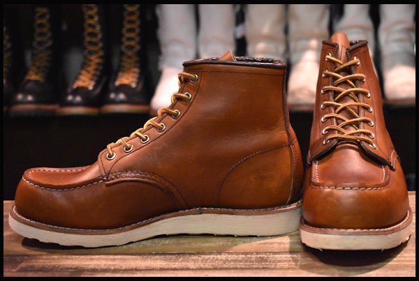 【8.5E2 良品 20年】レッドウィング 875 アイリッシュセッター 茶 オロレガシー モックトゥ レースアップ ブーツ redwing  HOPESMORE