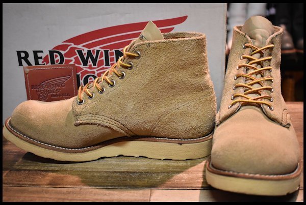 redwing犬タグ　アイリッシュセッター　プレーントゥ　スエード