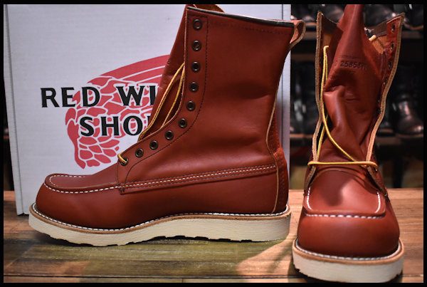 安心発送】 箱付 【9D 未使用 HOPESMORE redwing オロラセット 赤茶