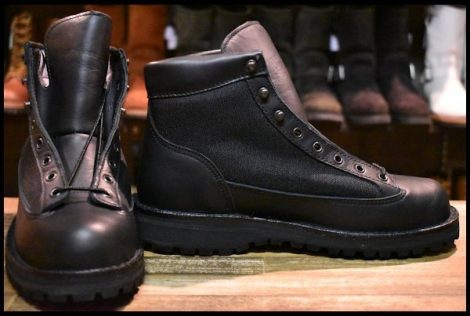 【8EE 箱付 DEAD 黒タグ】Danner ダナーライトブラック 31400X GORE-TEX ゴアテックス 黒 ハイキング 編み上げ ブーツ HOPESMORE