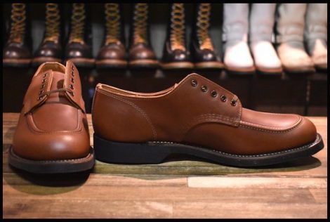 【10.5D 箱付 未使用 18年】レッドウィング 8071 1930’s スポーツ オックスフォード シガーリタン モックトゥ redwing HOPESMORE