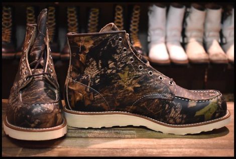 【12E 未使用 16年】レッドウィング 8884 アイリッシュセッター ブーツ カモフラ 迷彩 リアルツリー モックトゥ redwing HOPESMORE