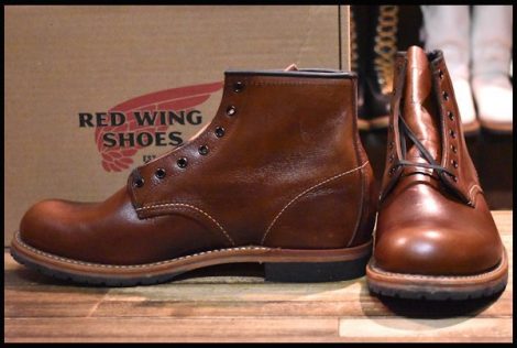 【10D 未使用 09年】レッドウィング 9016 ベックマン シガー フェザーストーン プレーントゥ 編み上げ ブーツ redwing HOPESMORE