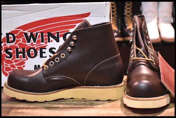 RED WING 8132 チョコ レザー プレートトゥ アイリッシュ