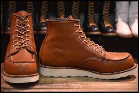 【8D 美品 21年】レッドウィング 875 アイリッシュセッター 茶 オロレガシー モックトゥ レースアップ ブーツ redwing HOPESMORE