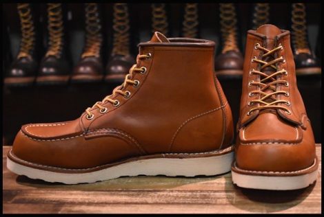 【8D 美品 21年】レッドウィング 875 アイリッシュセッター 茶 オロレガシー モックトゥ レースアップ ブーツ redwing HOPESMORE