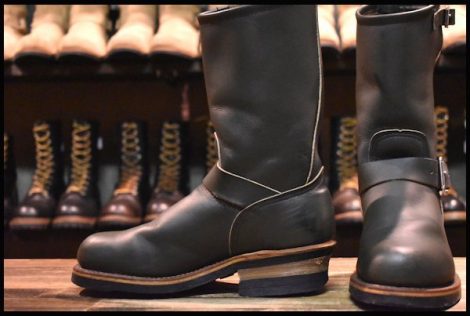 【5D 良品 PT99刺繍】レッドウィング 8273 エンジニア 緑 カンガタン グリーン スチールトゥ ブーツ redwing HOPESMORE