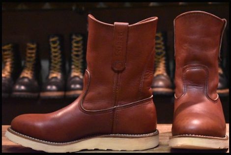 【7E 良品 06年】レッドウィング 8866 ペコス 赤茶 オロラセット プルオン クッションソール ブーツ redwing pecos HOPESMORE