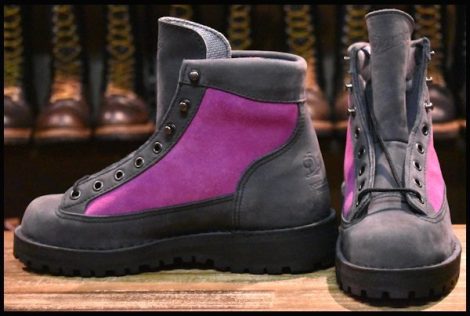 【6W DEAD OSHMAN’S別注 白タグ】Danner ダナーライト 33005X ASH/PINK ゴアテックス GORE-TEX レディース レースアップ ブーツ HOPESMORE