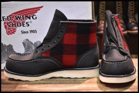 【9D 箱付 DEAD 06年】レッドウィング 9001 ランバージャック アイリッシュセッター ウールリッチ ヌバック ブーツ redwing HOPESMORE