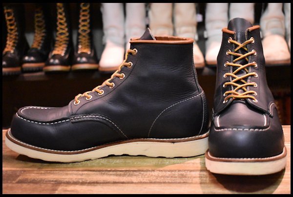 【11D 美品 18年】レッドウィング 8859 アイリッシュセッター ブーツ ネイビーポーテージ 青 モックトゥ redwing 8853  HOPESMORE