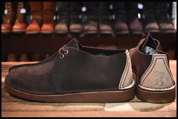 UK9 美品】Clarks クラークス デザートトレック ブーツ ダークブラウン