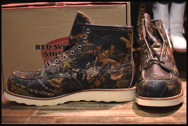 【12E 未使用 16年】レッドウィング 8884 アイリッシュセッター ブーツ カモフラ 迷彩 リアルツリー モックトゥ redwing  HOPESMORE