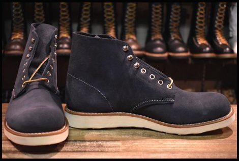 REDWING　レッドウイング　8154　レースアップブーツ　ネイビー　9.5Dカラーブルー