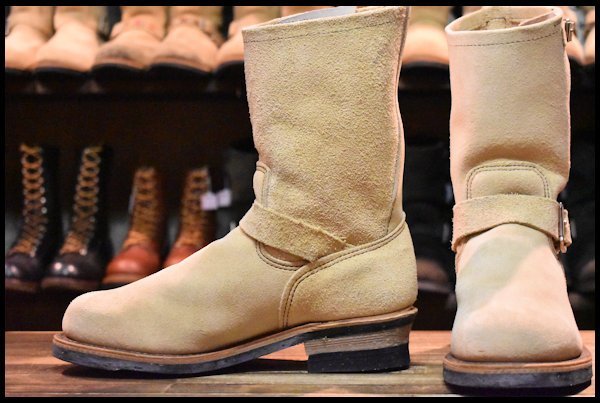 REDWINGレッドウイングPT99 8268 8.5Dエンジニアブーツスエード-