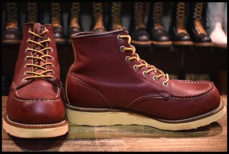 【8D 良品 羽タグ 99年】レッドウィング 8131 アイリッシュセッター 赤茶 オロラセット モックトゥ ブーツ redwing 8875 HOPESMORE
