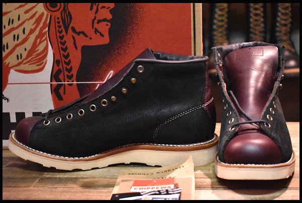 8EE 箱付 未使用 黒タグ】Chippewa チペワ 1901M81 モンキーブーツ