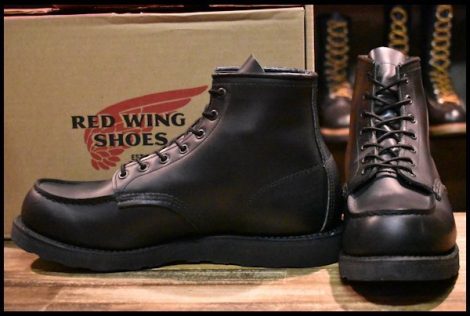 【10.5D 箱付 美品 SHIPS別注 18年】レッドウイング 8137 アイリッシュセッター 黒 ブラッククローム ブーツ redwing SHIPS HOPESMORE