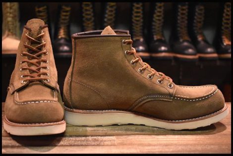 クラシック 【10D 美品 HOPESMORE redwing モックトゥ オリーブモハ